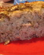 Слоистая мясная запеканка