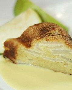 Творожная запеканка с грушами