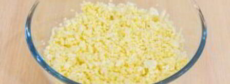 творожная запеканка с цукатами. Шаг 2