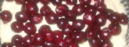 творожная запеканка с вишней. Шаг 4