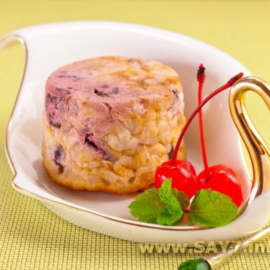 Рецепт творожно-рисовые запеканки с вишней