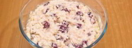 творожно-рисовые запеканки с вишней. Шаг 8