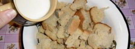 запеканка из черствого хлеба. Шаг 2