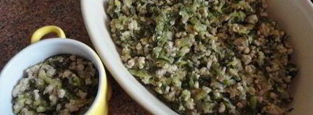 запеканка из фарша с овощами сфугато. Шаг 2