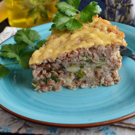 Рецепт запеканка из готовой гречневой каши