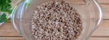 запеканка из готовой гречневой каши. Шаг 2