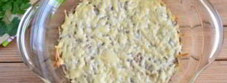 запеканка из готовой гречневой каши. Шаг 7