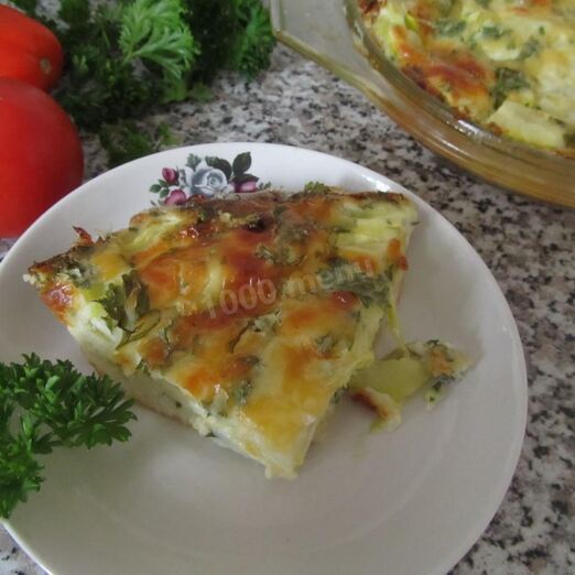 Запеканка из кабачков с сыром в духовке