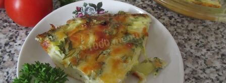 запеканка из кабачков с сыром в духовке. Шаг 9