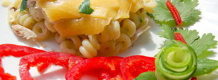 запеканка из макарон с курицей. Шаг 6