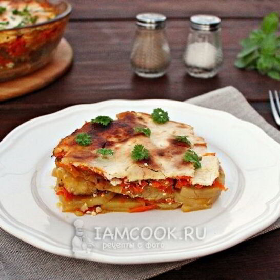 Рецепт запеканка из минтая с картошкой в духовке