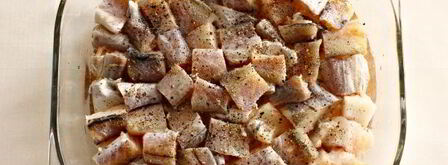 запеканка из минтая с картошкой в духовке. Шаг 9