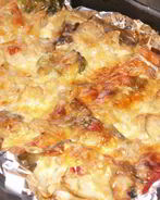 Запеканка из овощей с шампиньонами