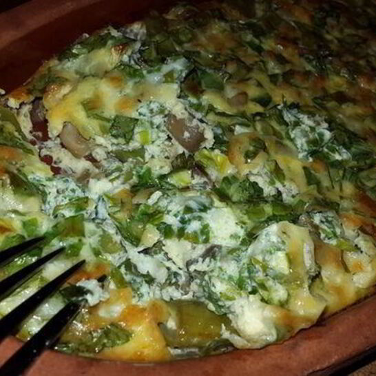 Рецепт запеканка из стручковой фасоли с грибами