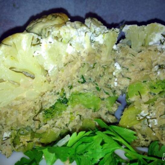 Рецепт запеканка из цветной капусты с брокколи