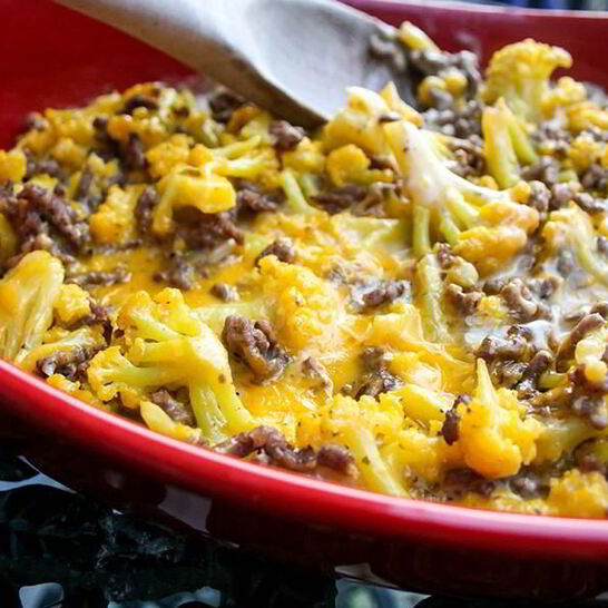 Рецепт запеканка из цветной капусты с фаршем