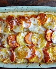 Запеканка картофельная с тыквой