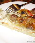 Запеканка с фаршем Неженка