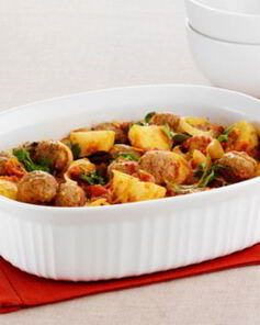 Запеканка с мясом