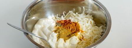 запеканка с тыквой, картофелем и шпинатом. Шаг 9