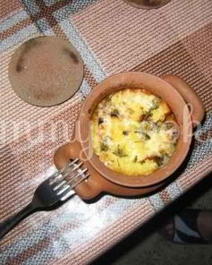 Запеканка Тбилисури в горшочках