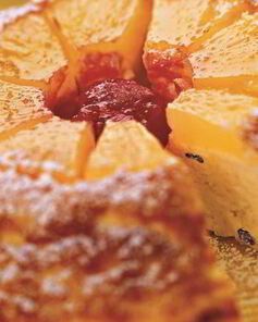 Запеканка творожная с ананасом