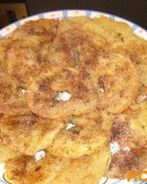 Жареные яблоки в тесте