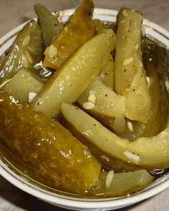 Домашние соленые огурцы с горчицей на зиму