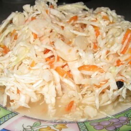Рецепт домашняя квашеная капуста с морковью