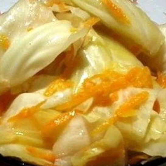 Рецепт домашняя квашеная капуста в горячем рассоле