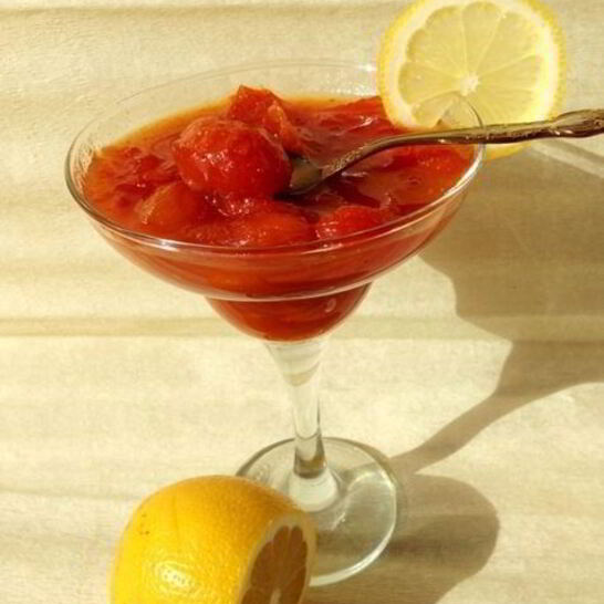 Рецепт джем из помидоров черри с лимоном и перчиком чили