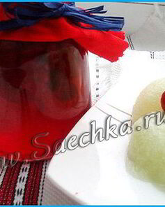 Джем из вишни и дыни