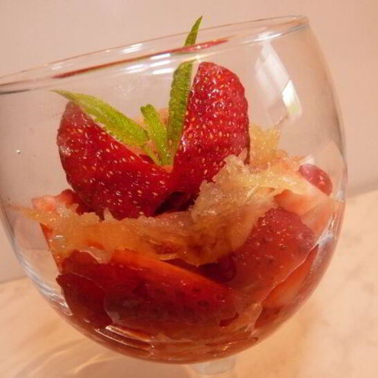 Рецепт клубника с имбирным джемом