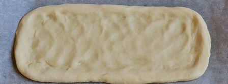 песочные полоски с джемом и орехами. Шаг 3