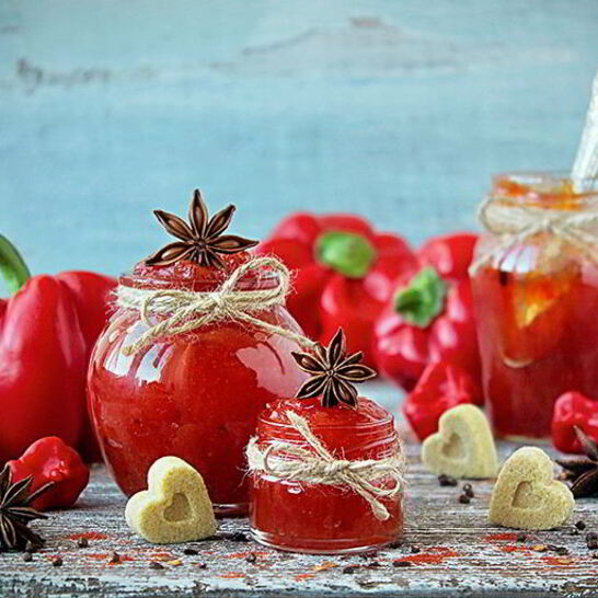 Рецепт пряный джем из сладкого и жгучего перца