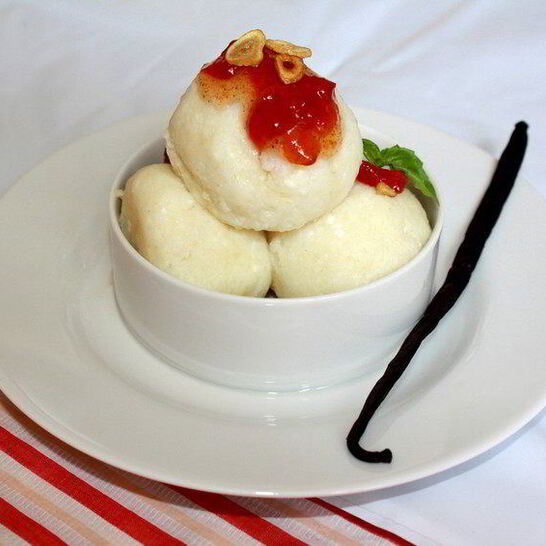 Рецепт рисовые кнедлики с томатным джемом