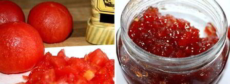 рисовые кнедлики с томатным джемом. Шаг 3