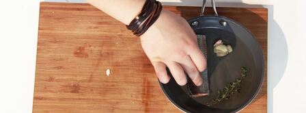 сельдь конфи с пармантье и свекольным джемом. Шаг 9