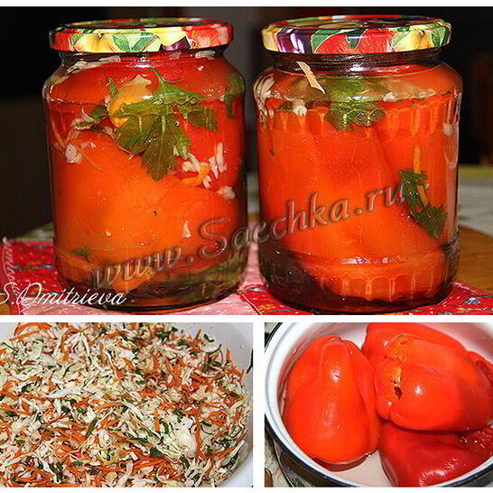 Рецепт фаршированного перца ны зиму