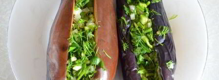 фаршированные баклажаны на зиму. Шаг 9