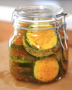 Кабачки кусочками на зиму