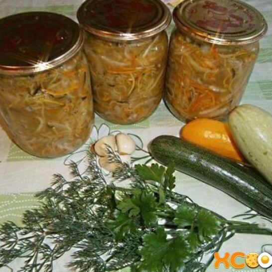 Рецепт кабачки по-корейски на зиму