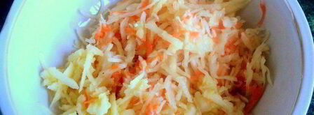 капуста квашенная с яблоками в банке. Шаг 6