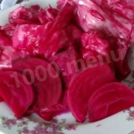 Рецепт капуста пелюстка с буряком на зиму