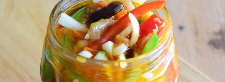 хе из баклажанов на зиму. Шаг 16