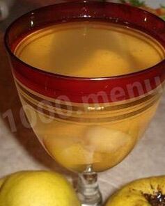 Айвовый компот из айвы