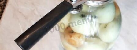 антоновка на зиму компотом. Шаг 6