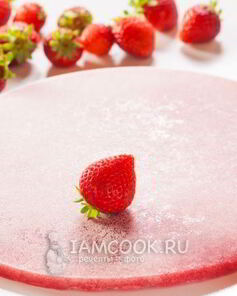 Клубничное компоте для торта