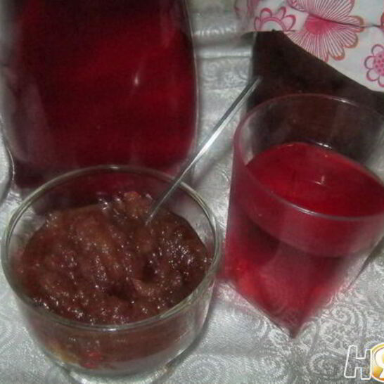 Рецепт компот и джем из яблок и смородины