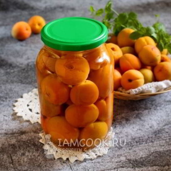 Рецепт компот из абрикосов с косточками на зиму